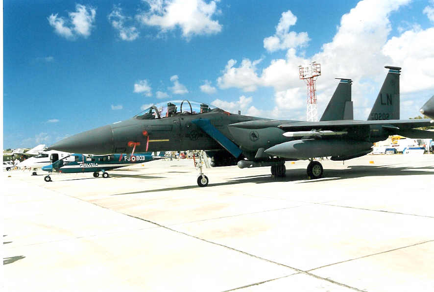 F-15E side view