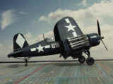 F4U-1D with folded wings